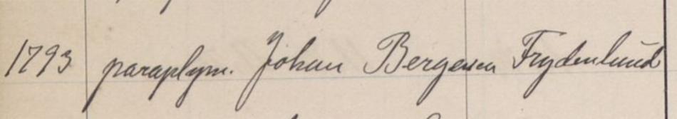 Løpenummer 1793, paraplymaker Johan Bergesen i ligningsprotkollen fra Fana herredstyre i 1909.