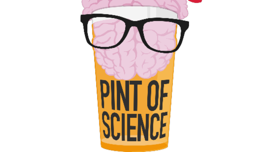 Picture illlustrates a brain in a pint, with a Norwegian flag
