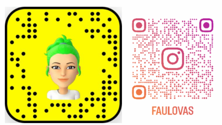 FAU Løvås QR-kode snapchat-og instagramkonto
