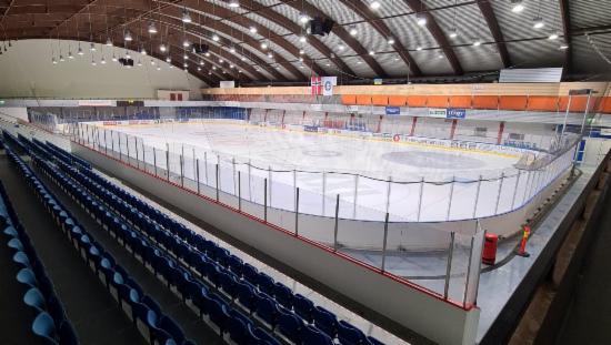 Bilde av ishockeybane, innendørs