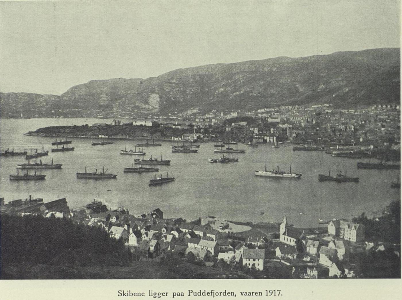Bergen havnekontors dagbøker 1914-1918 bilde
