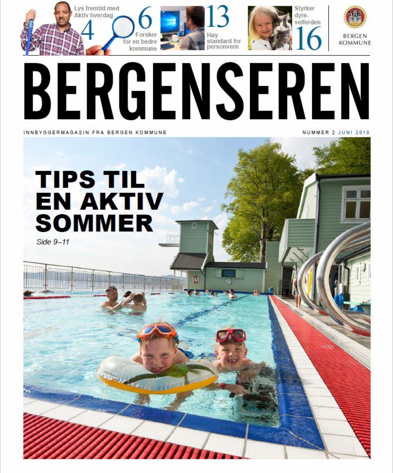Forsiden til Bergenseren  - 2018.