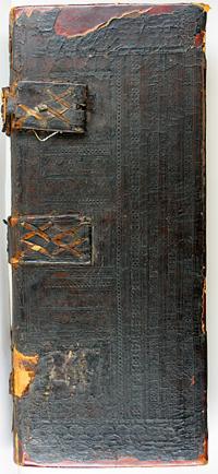 Forsiden til Bergens borgerbok fra 1551 - 1751. BBA-A0651-Hb1.