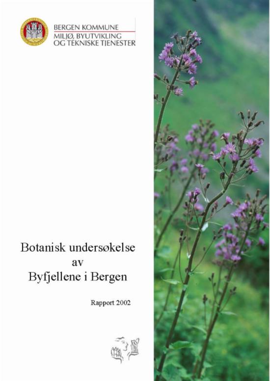 Botanisk undersøkelse av Byfjellene i Bergen
