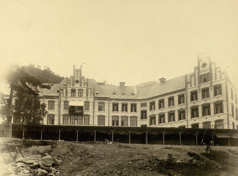 Byggingen av Luster sanatorium bilde