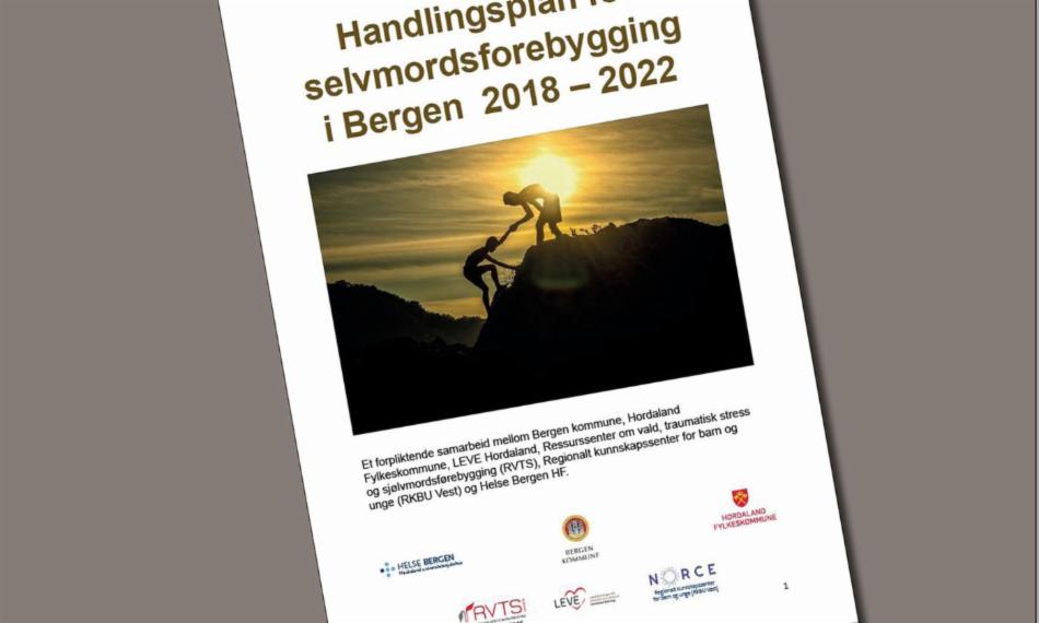 Forside Handlingsplan for selvmordsforebygging i Bergen 2018-2022