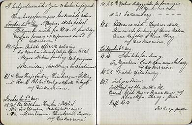 Program for Norsk Kvinnesaksforenings første landsmøte, som ble holdt i Bergen 4.-6. august 1898.